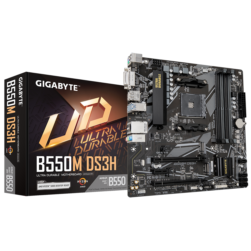 Gigabyte B550M DS3H Motherboard