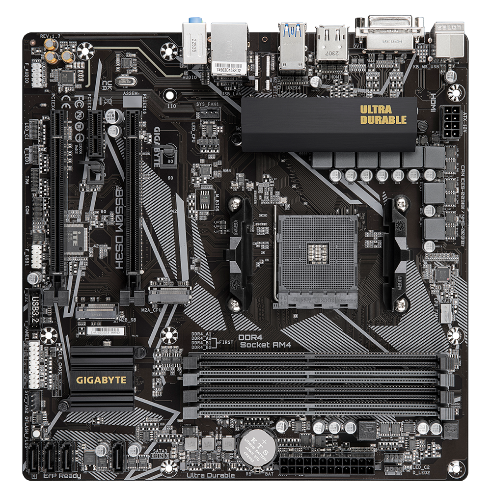 Gigabyte B550M DS3H Motherboard 2