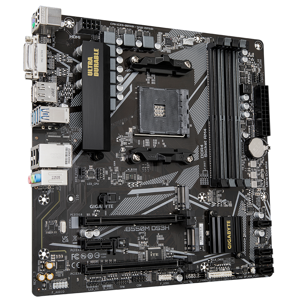 Gigabyte B550M DS3H Motherboard 3