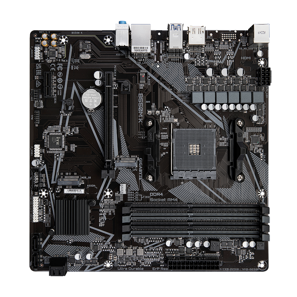 Gigabyte B550M K Motherboard 2