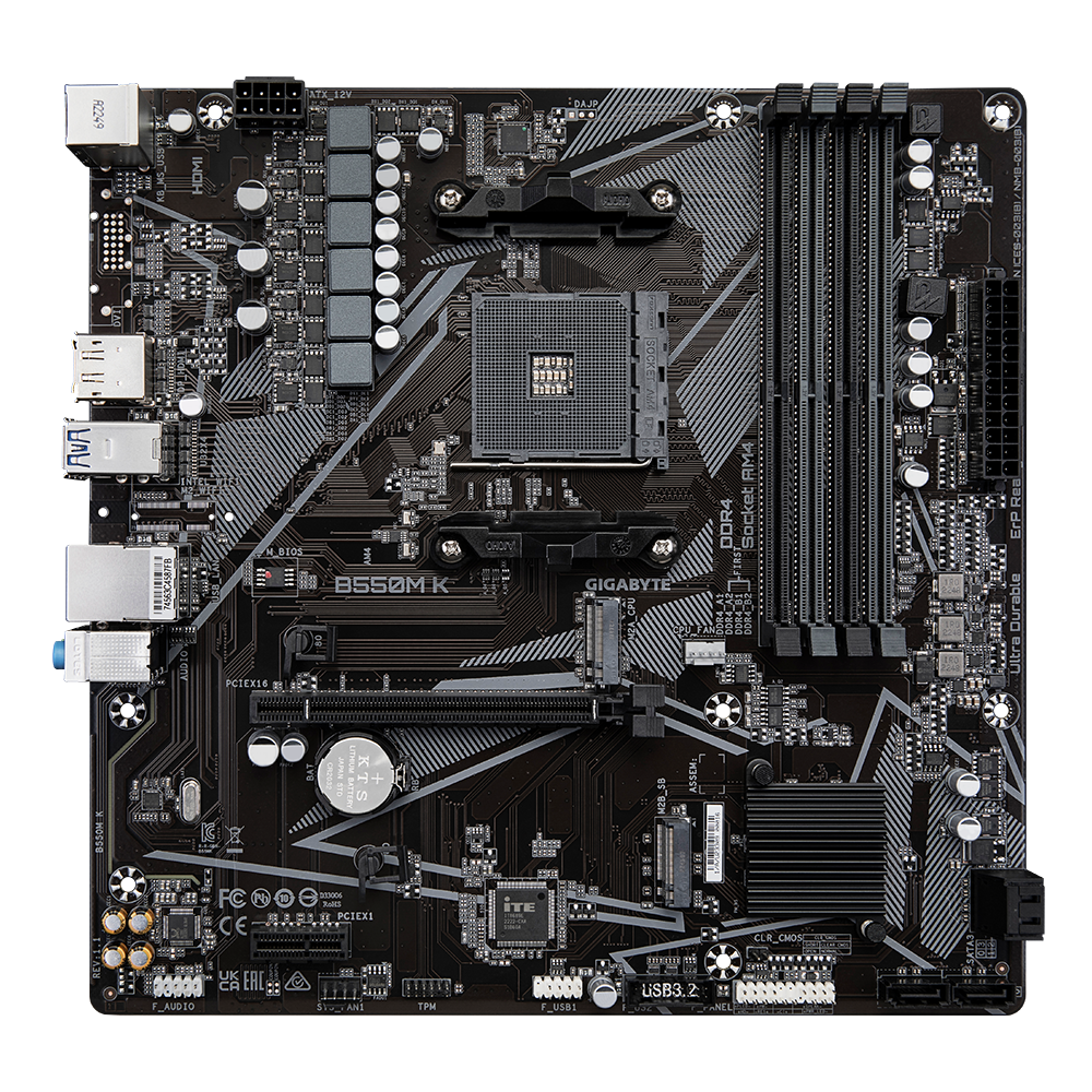 Gigabyte B550M K Motherboard 3