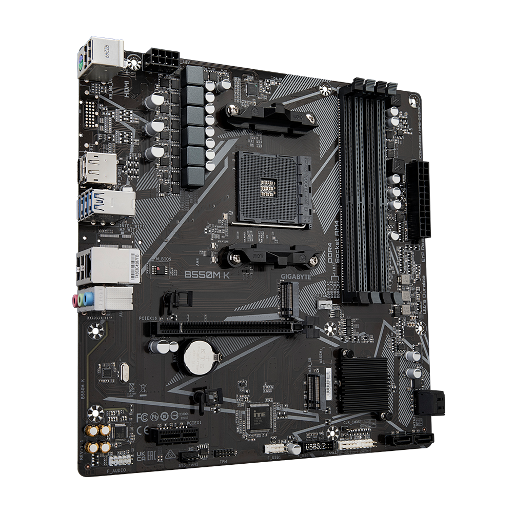 Gigabyte B550M K Motherboard 4