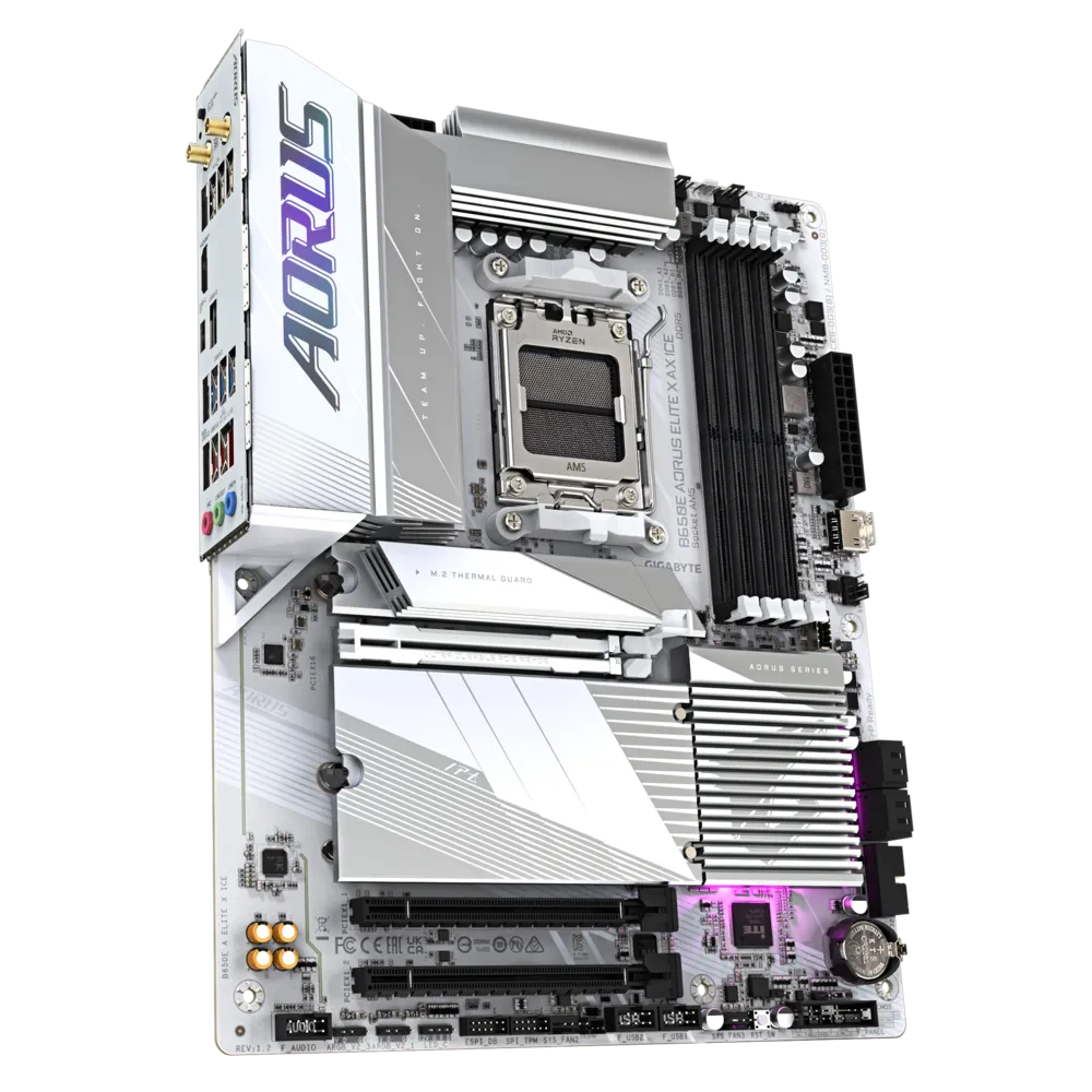 Gigabyte B650E AORUS ELITE X AX ICE Motherboard 3