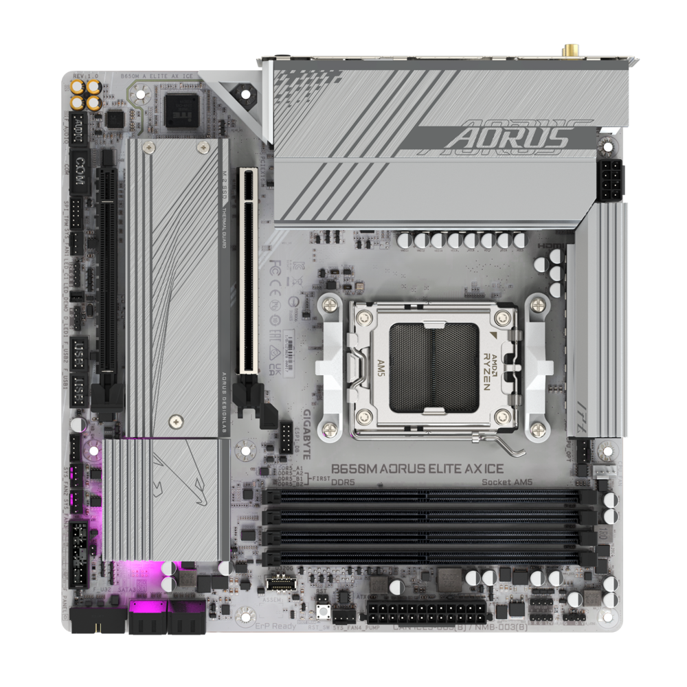 Gigabyte B650M AORUS ELITE AX ICE Motherboard 2