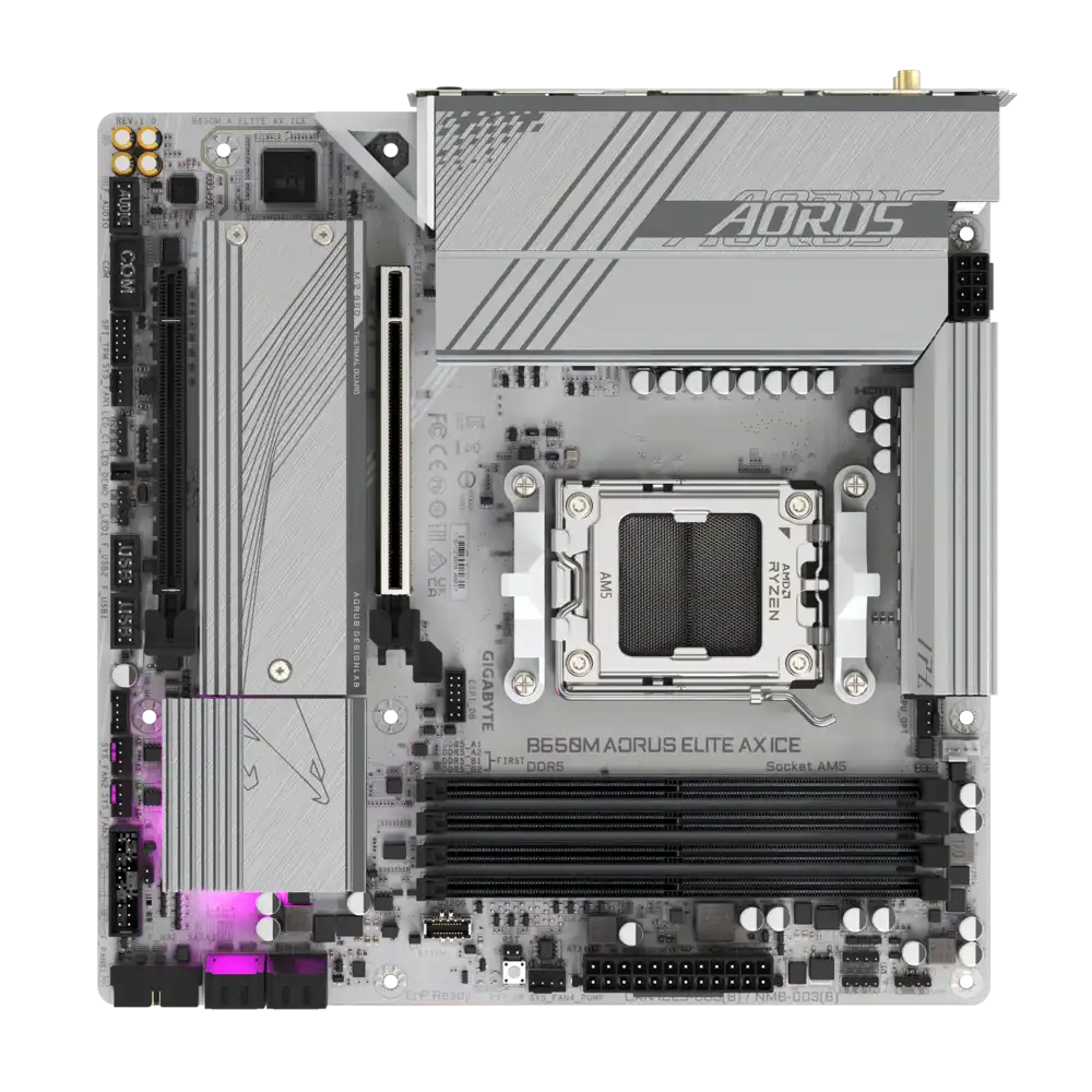 Gigabyte B650M AORUS ELITE AX ICE Motherboard 2