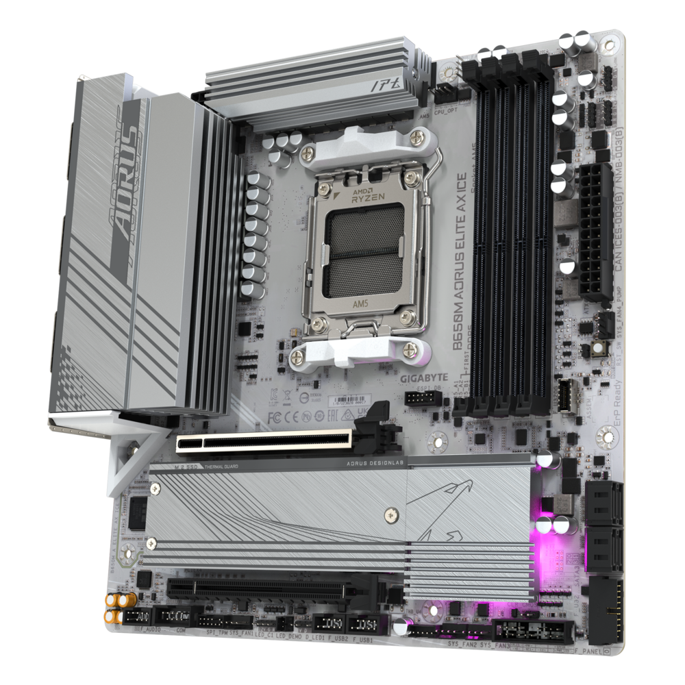 Gigabyte B650M AORUS ELITE AX ICE Motherboard 3
