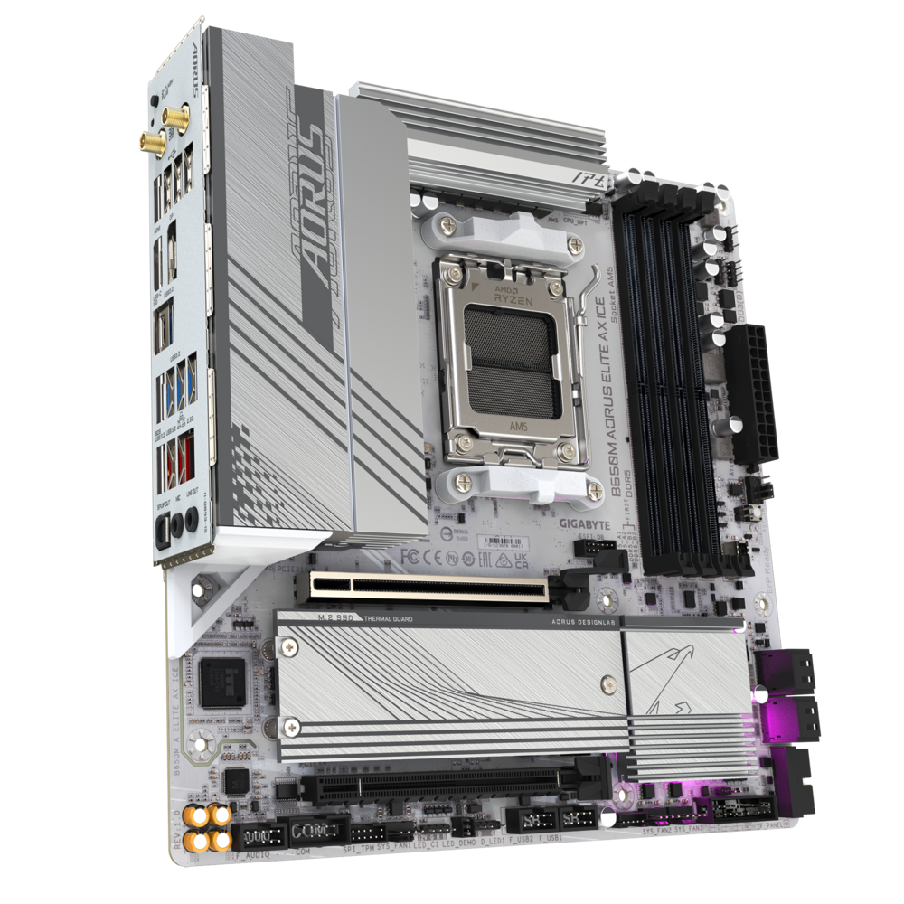 Gigabyte B650M AORUS ELITE AX ICE Motherboard 4