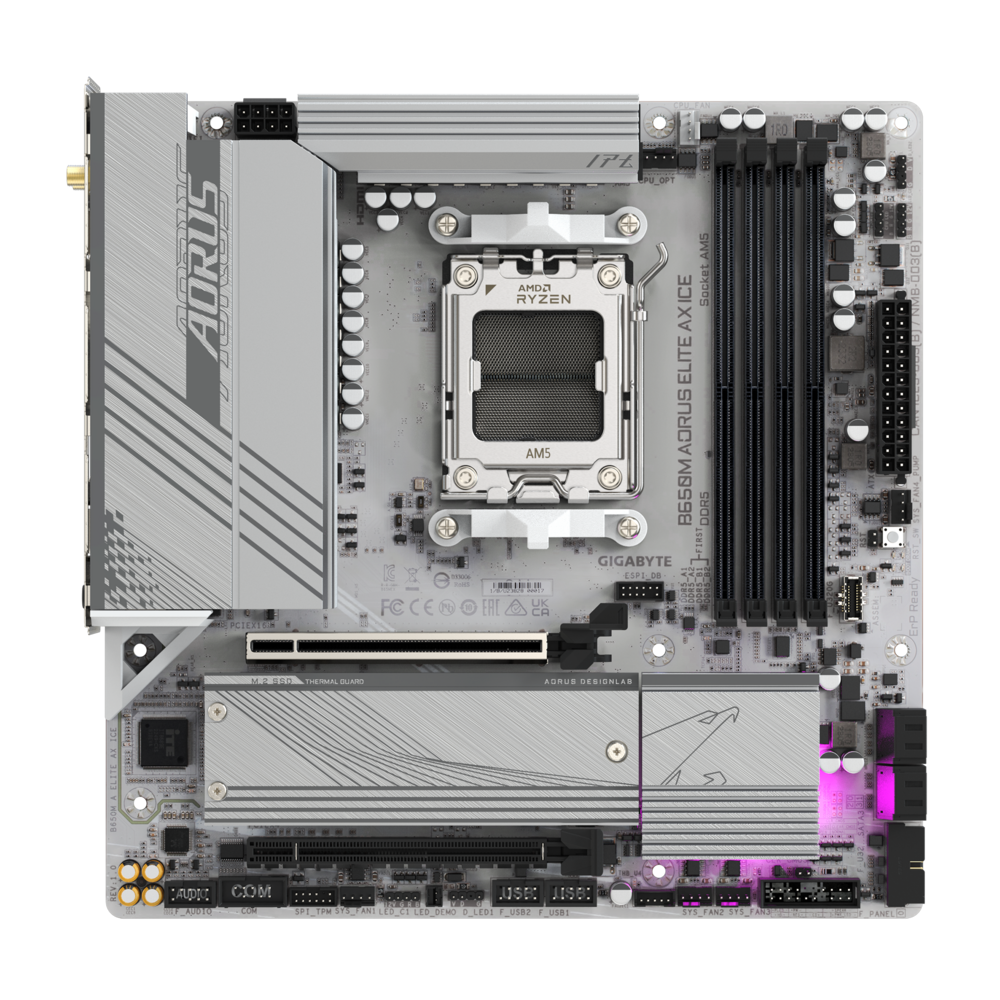Gigabyte B650M AORUS ELITE AX ICE Motherboard 5