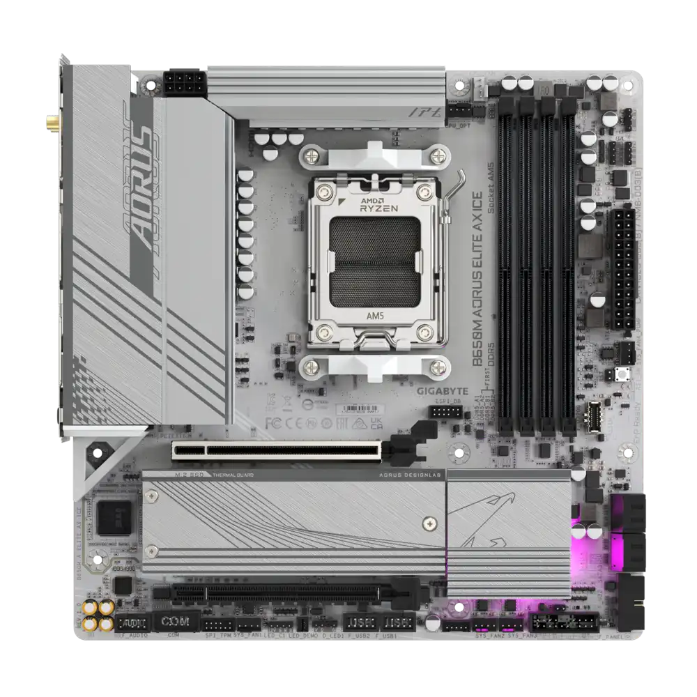 Gigabyte B650M AORUS ELITE AX ICE Motherboard 5