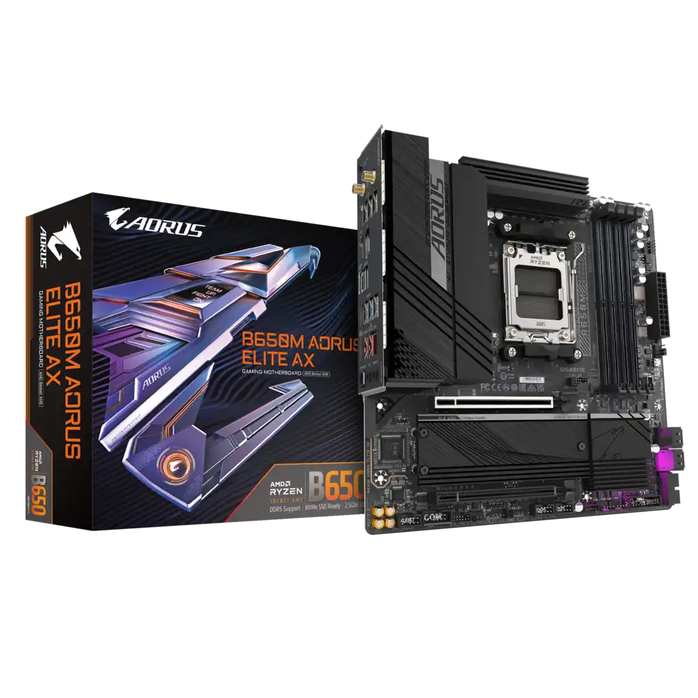 Gigabyte B650M AORUS ELITE AX Motherboard 1