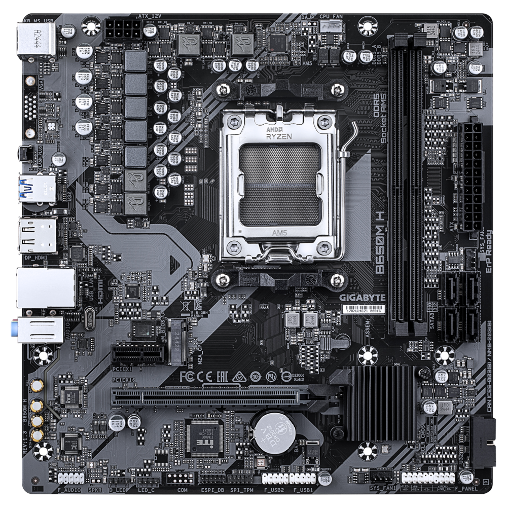 Gigabyte B650M H Motherboard 3