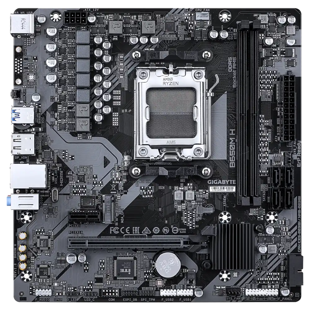 Gigabyte B650M H Motherboard 3