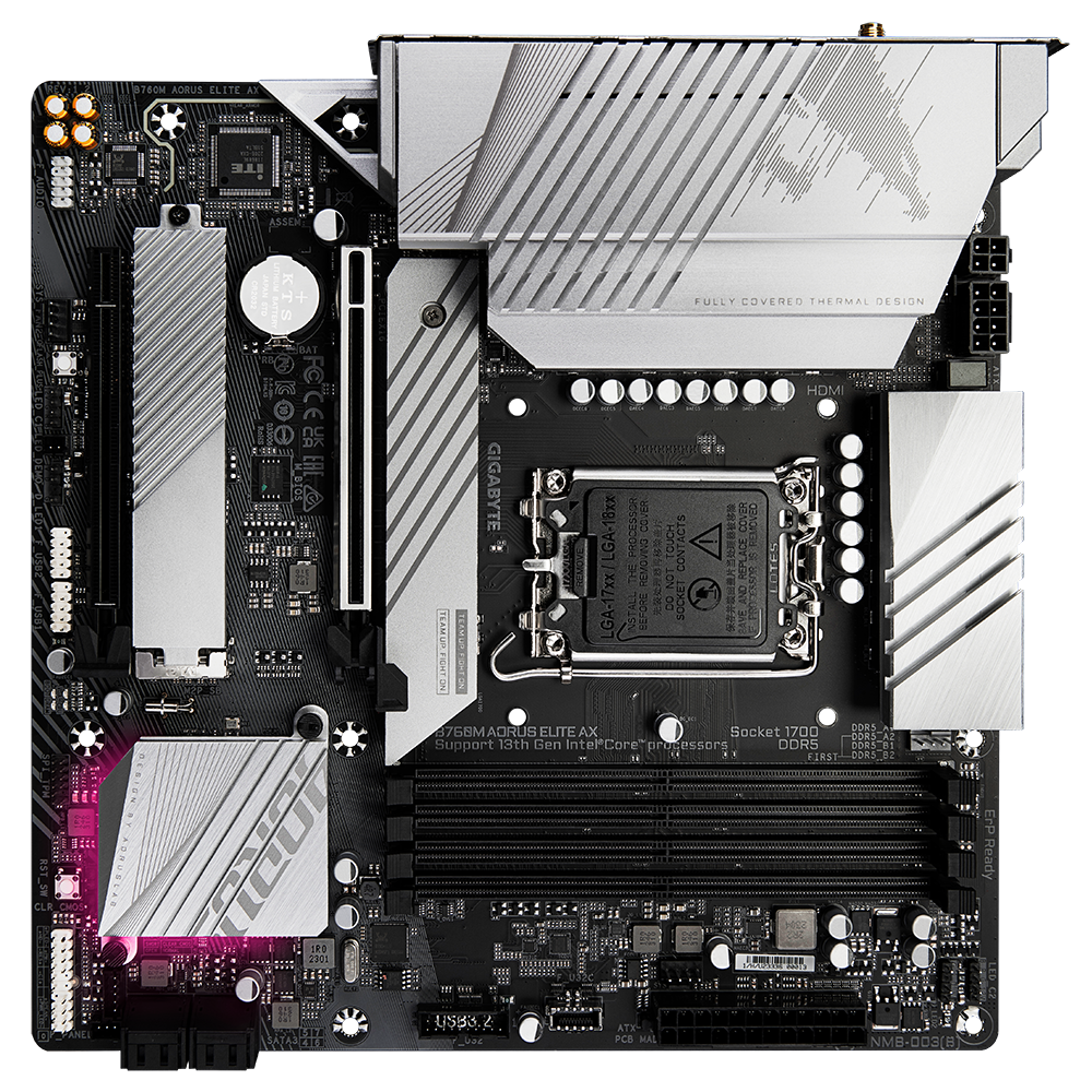 Gigabyte B760M AORUS ELITE AX Motherboard 3