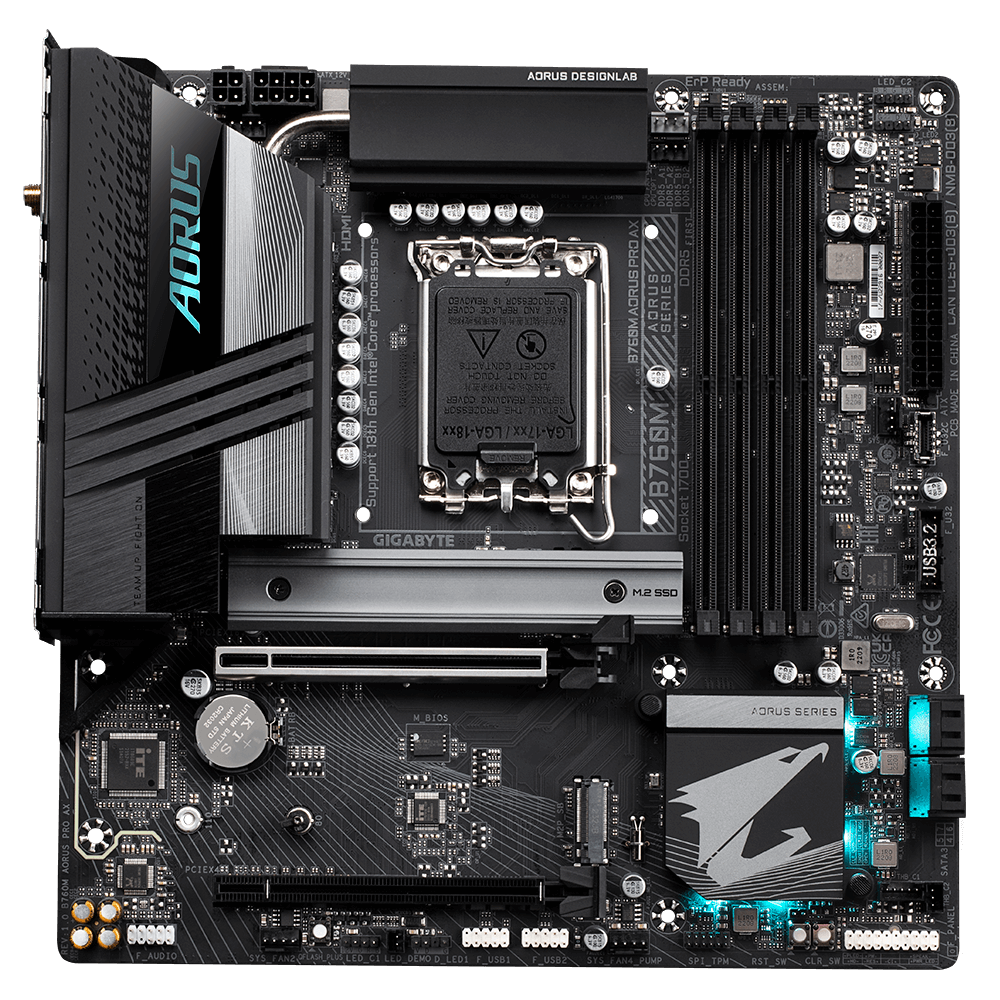 Gigabyte B760M AORUS PRO AX Motherboard 4