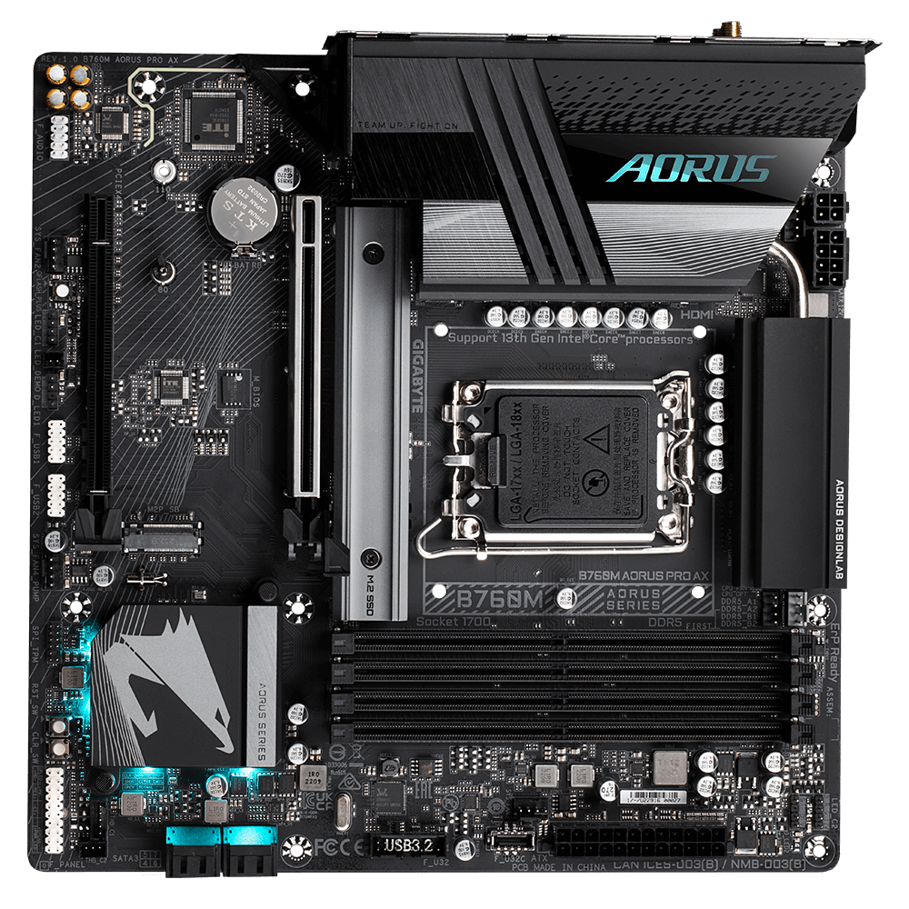 Gigabyte B760M AORUS PRO AX Motherboard 5