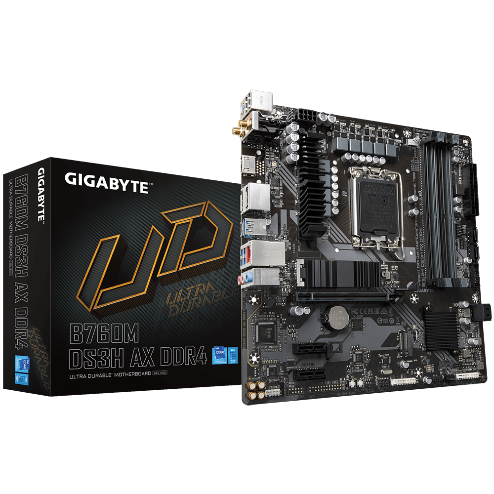 Gigabyte B760M DS3H AX DDR4 Motherboard 1