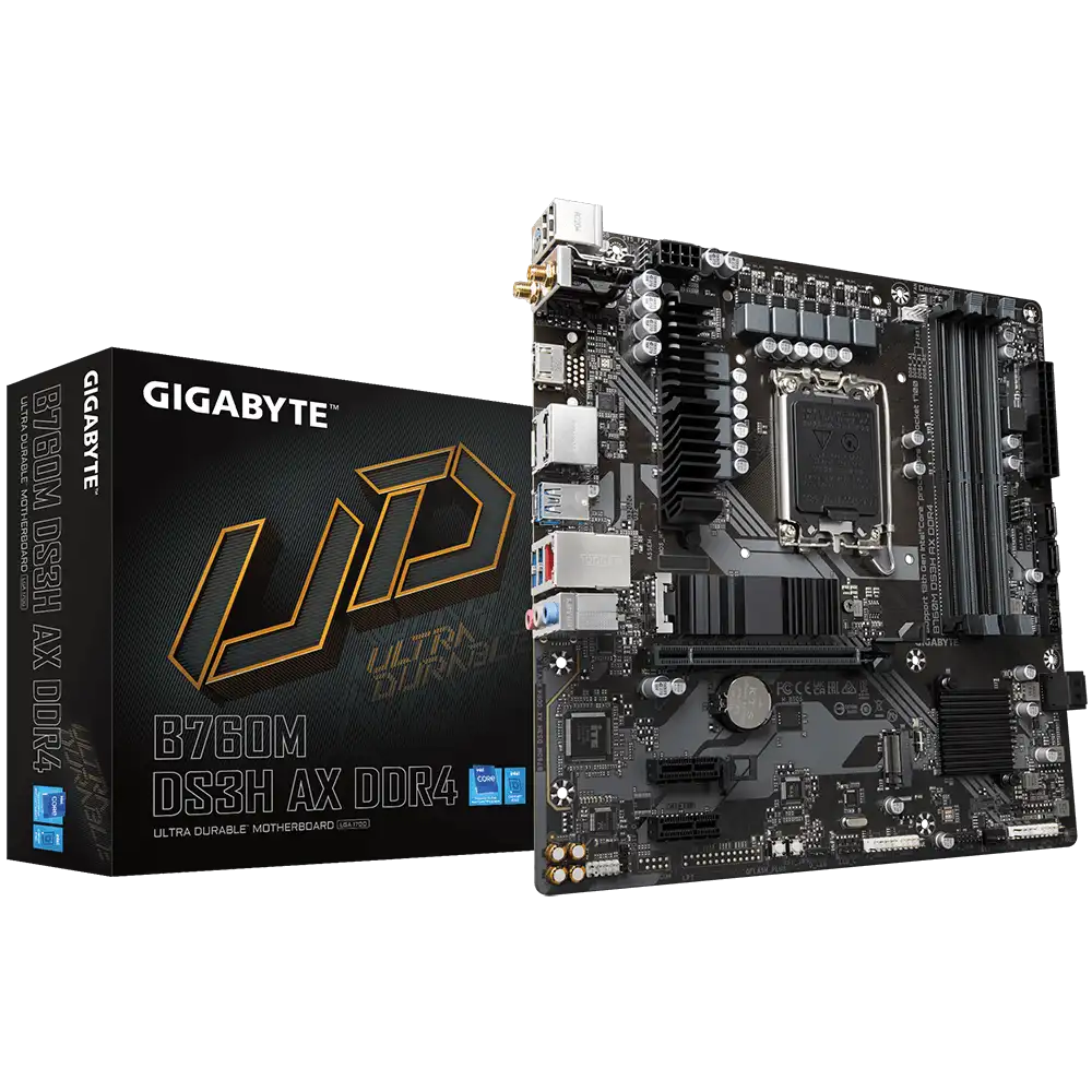 Gigabyte B760M DS3H AX DDR4 Motherboard