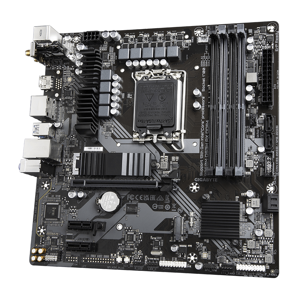 Gigabyte B760M DS3H AX DDR4 Motherboard 2