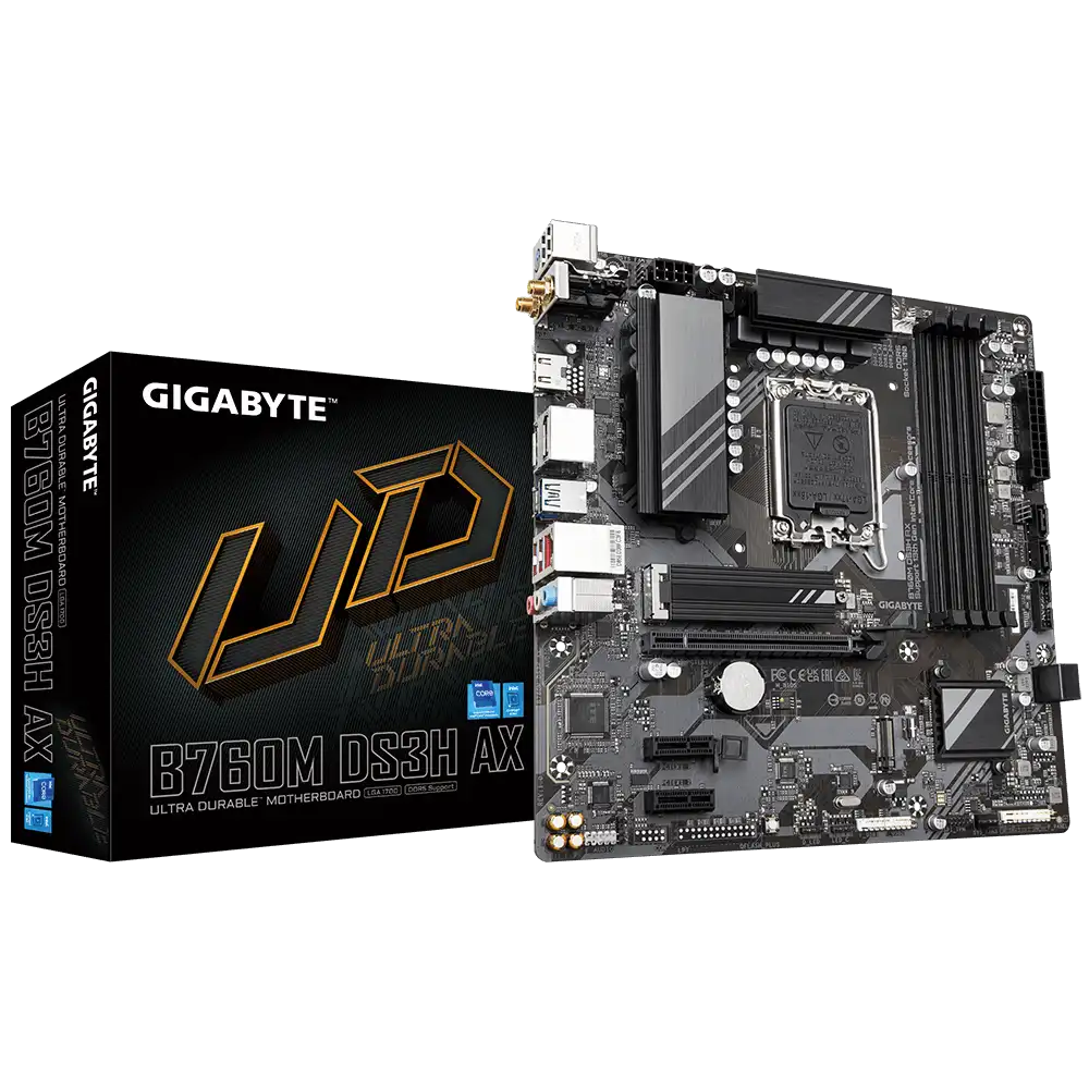 Gigabyte B760M DS3H AX Motherboard