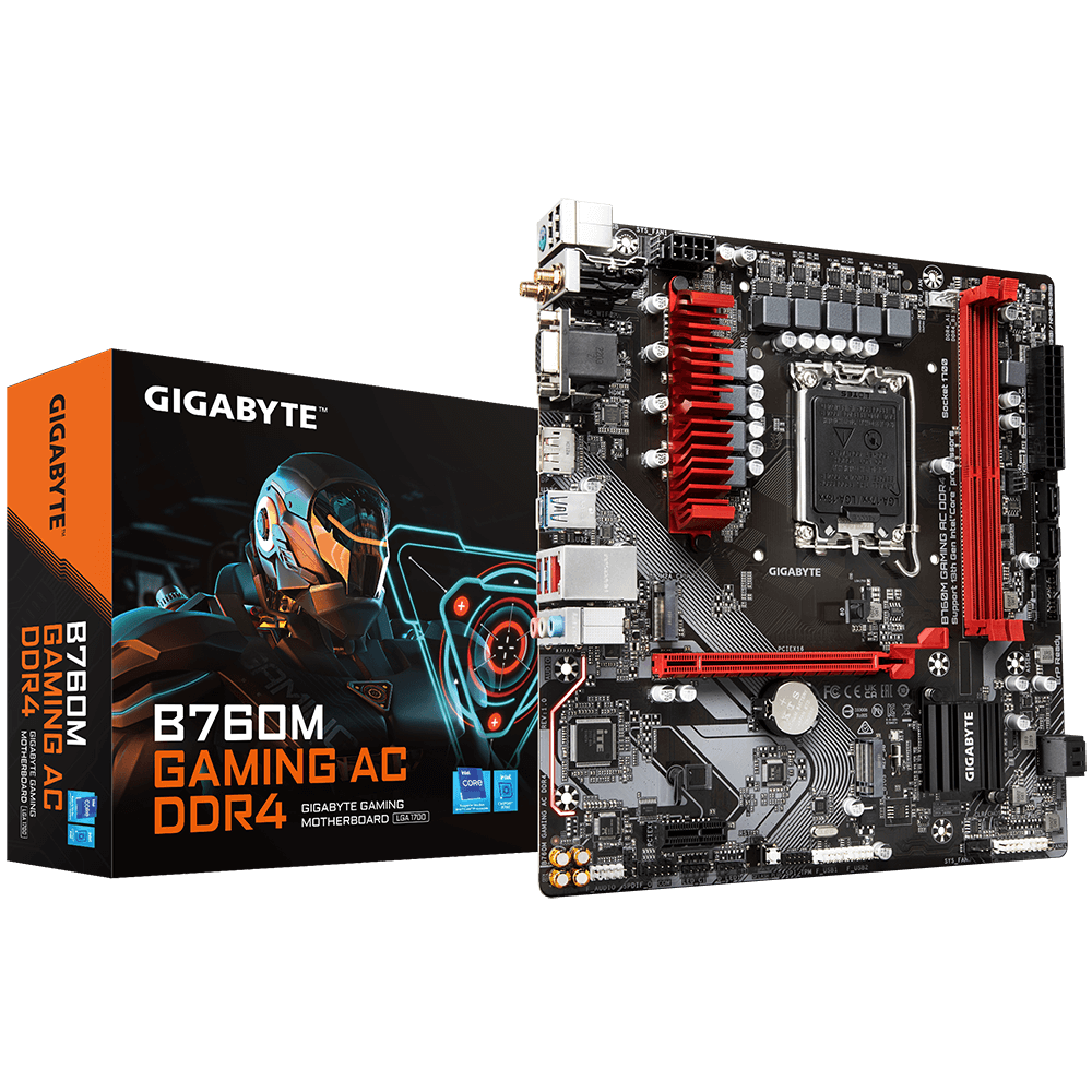 Gigabyte B760M GAMING AC DDR4 Motherboard 1