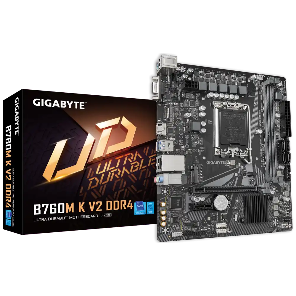 Gigabyte B760M K V2 DDR4 Motherboard 1