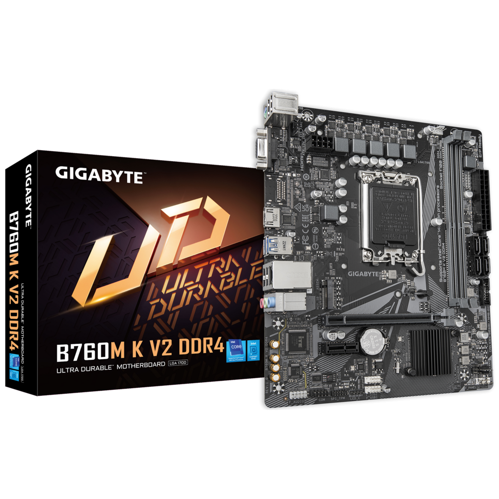 Gigabyte B760M K V2 DDR4 Motherboard