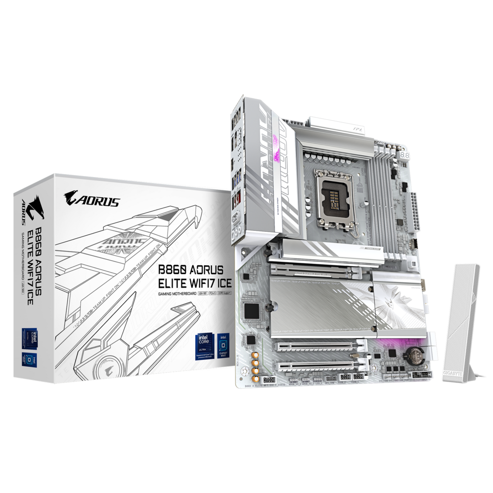 Gigabyte B860 AORUS ELITE WIFI7 ICE Motherboard