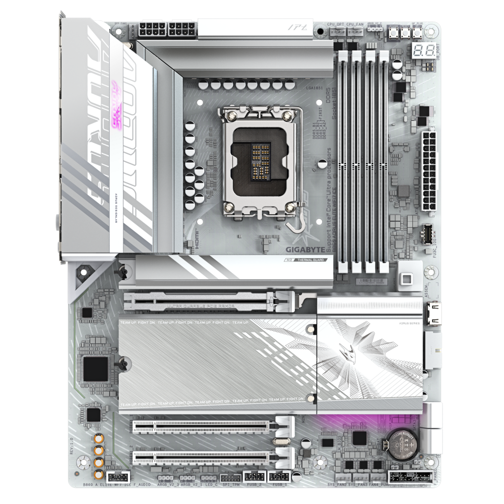 Gigabyte B860 AORUS ELITE WIFI7 ICE Motherboard 4