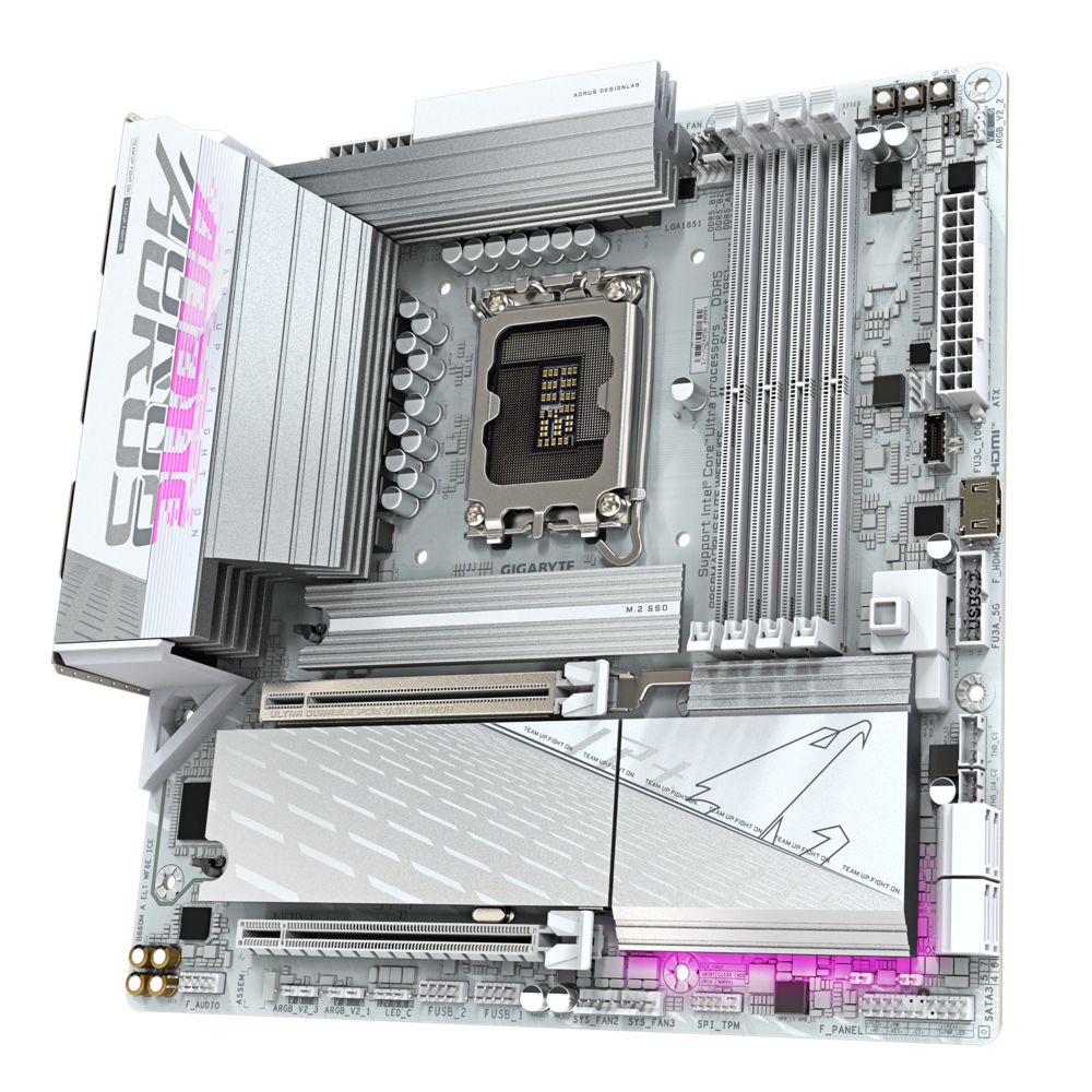 Gigabyte B860M AORUS ELITE WIFI6E ICE Motherboard 2