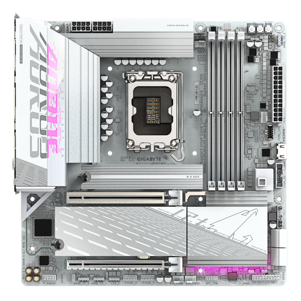 Gigabyte B860M AORUS ELITE WIFI6E ICE Motherboard 3