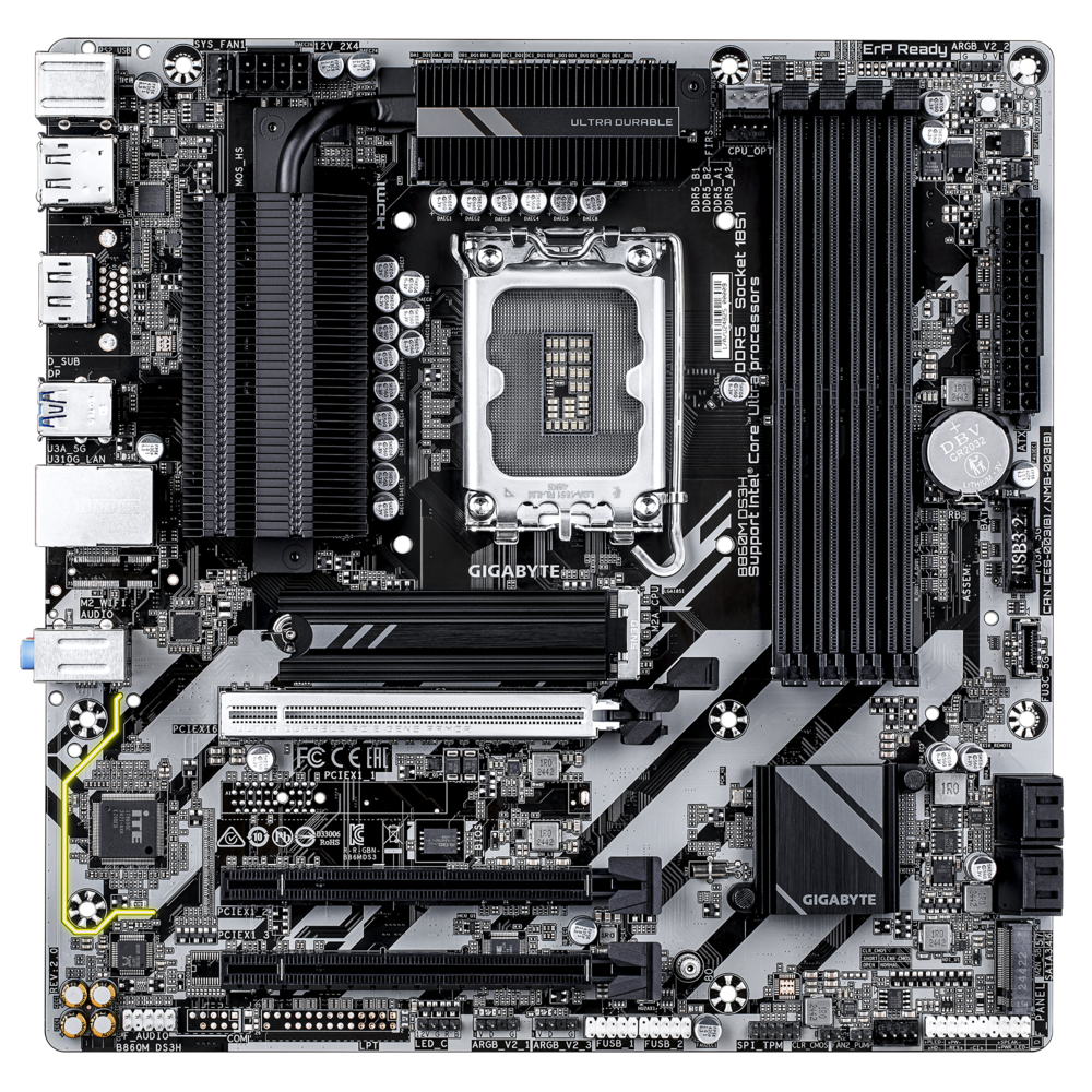Gigabyte B860M DS3H Motherboard 2