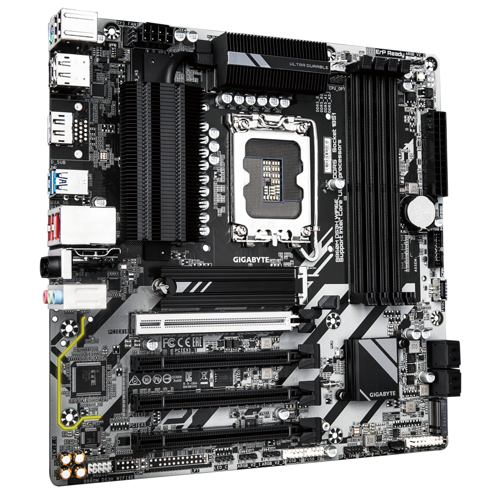 Gigabyte B860M DS3H WIFI6E Motherboard 2
