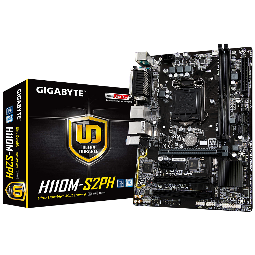 Gigabyte GA-H110M-S2PH Motherboard