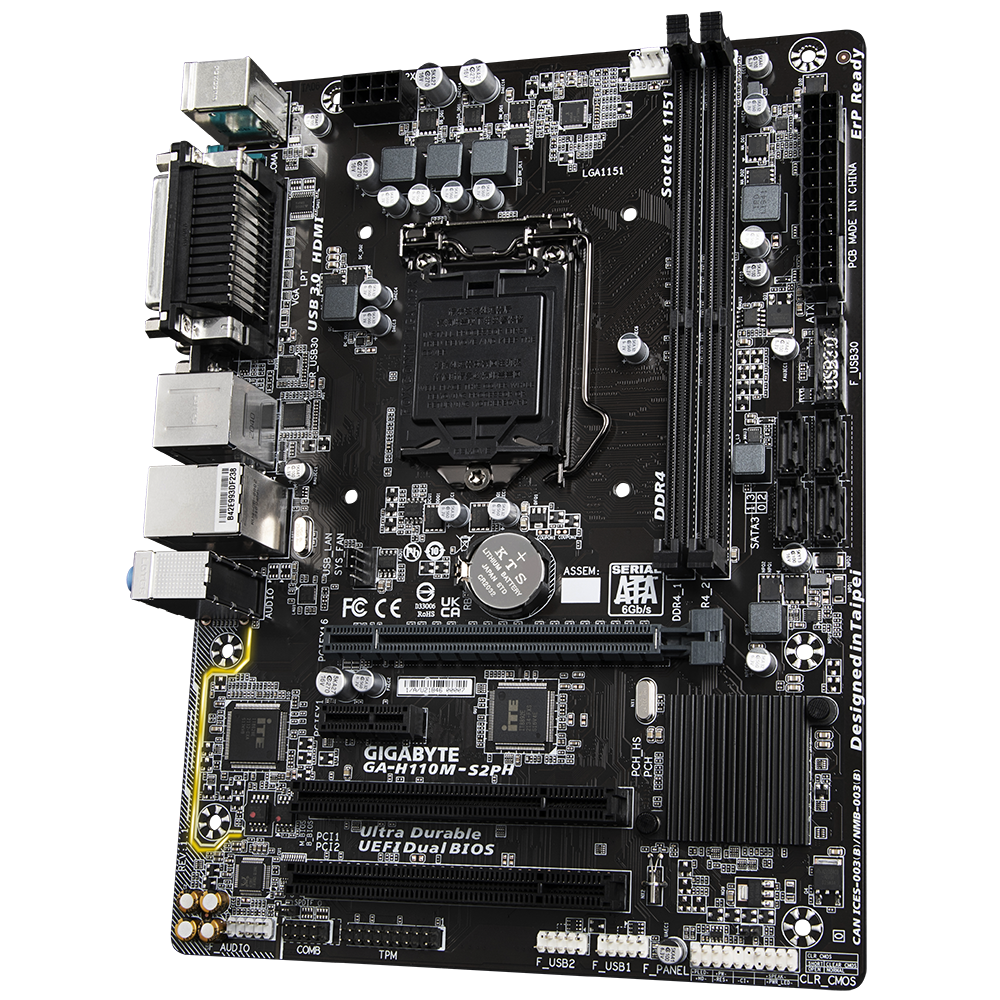Gigabyte GA-H110M-S2PH Motherboard 2