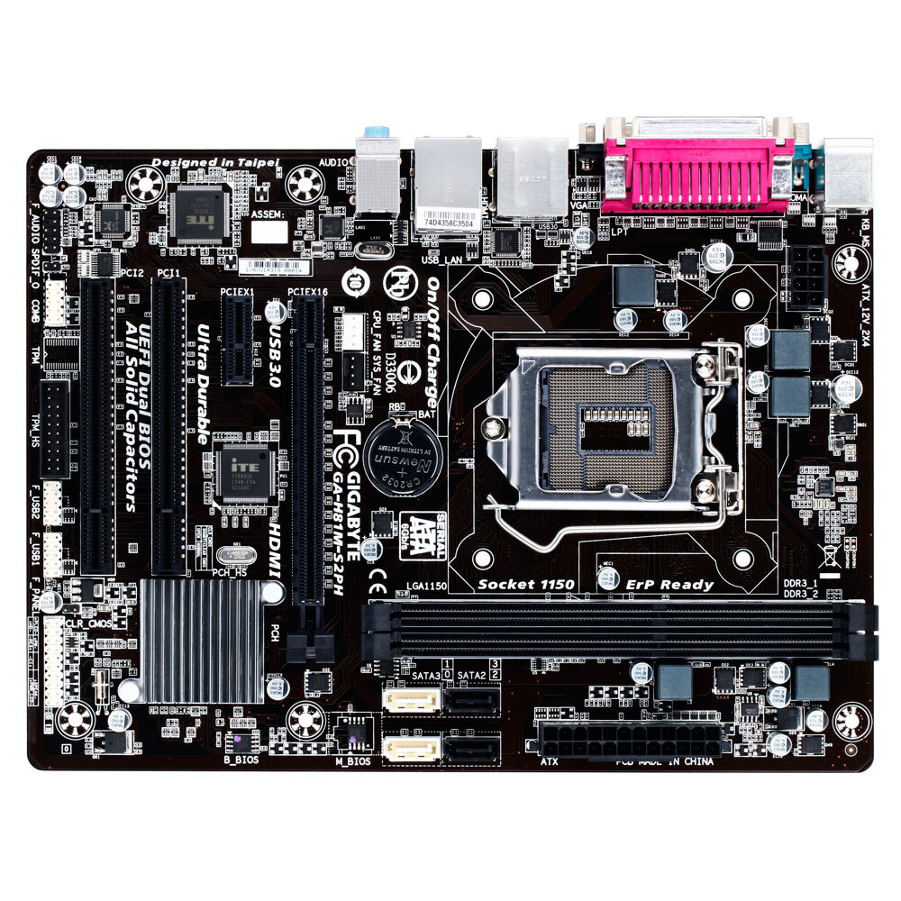 Gigabyte GA-H81M-S2PH Motherboard 2