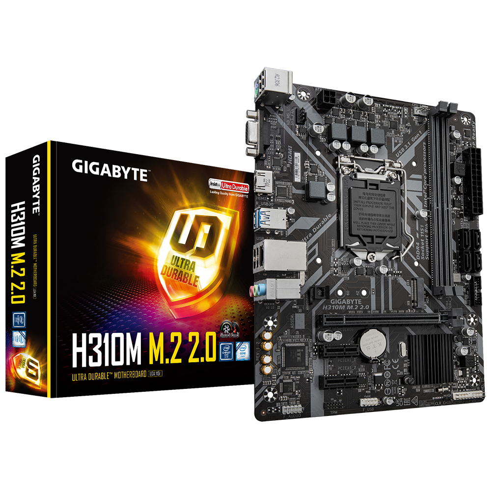 Gigabyte H310M M.2 2.0 Motherboard 1
