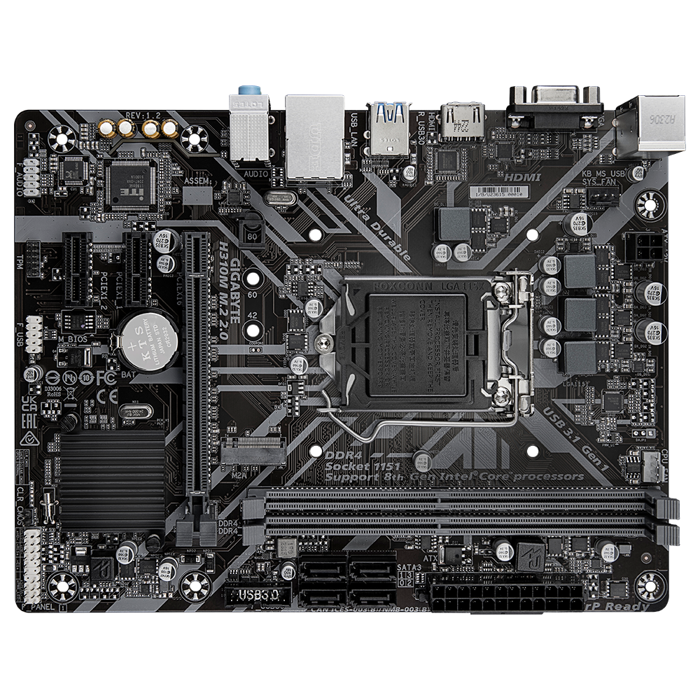 Gigabyte H310M M.2 2.0 Motherboard 4