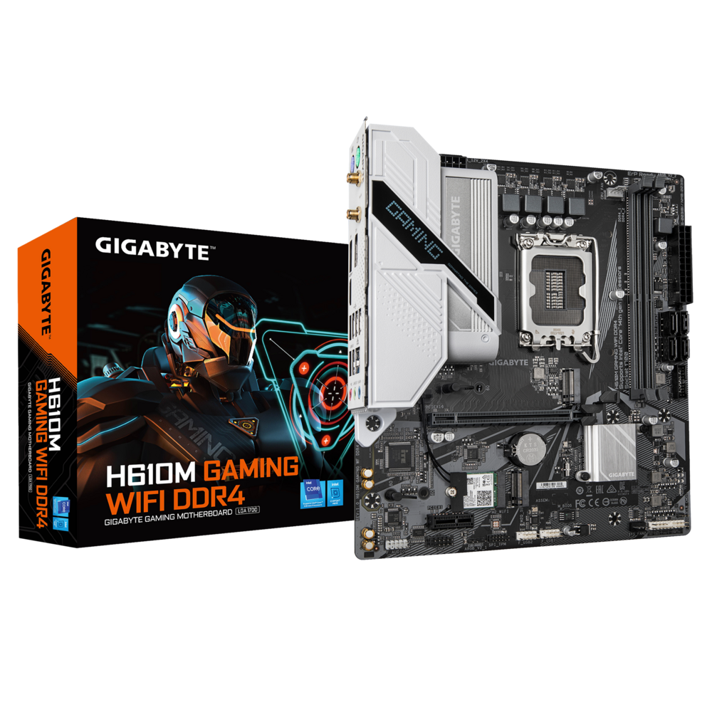 Gigabyte H610M GAMING WIFI DDR4 Motherboard 1