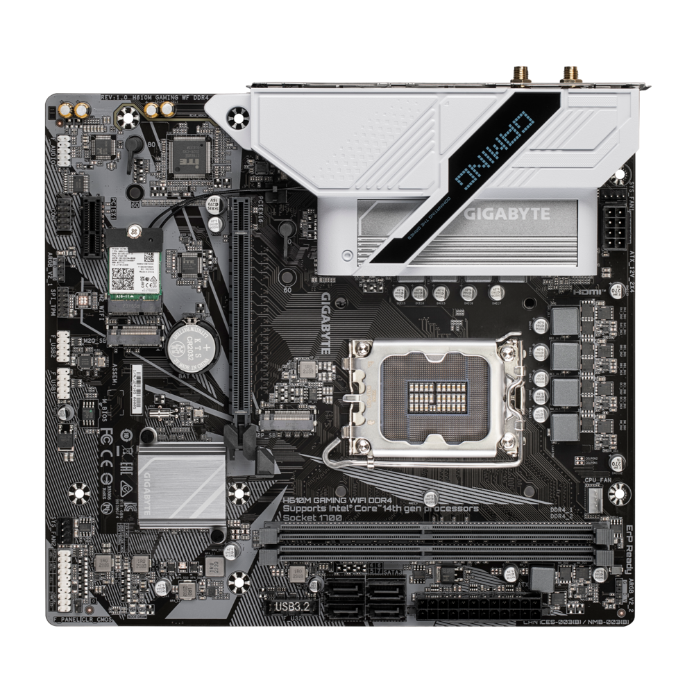 Gigabyte H610M GAMING WIFI DDR4 Motherboard 3