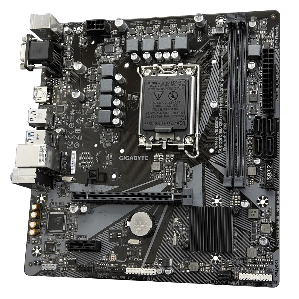 Gigabyte H610M H V2 DDR4 Motherboard 4