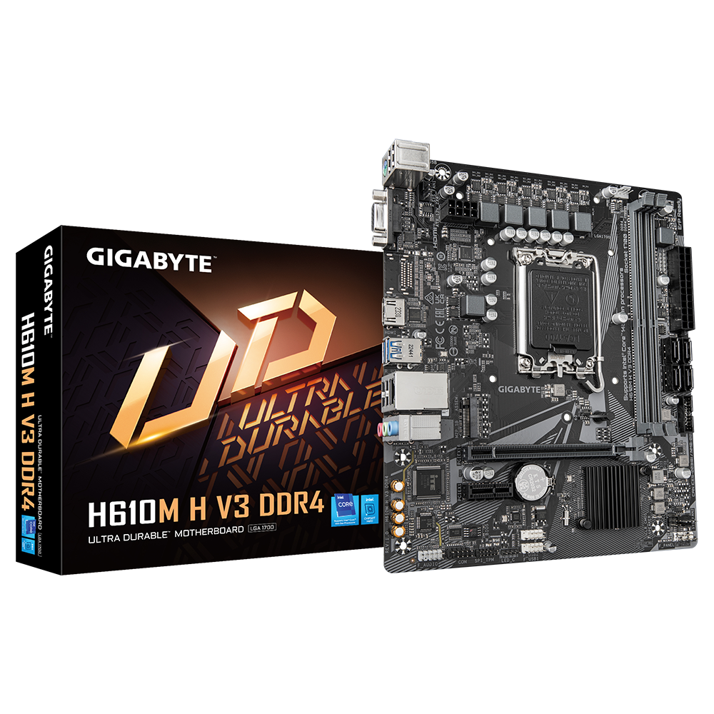Gigabyte H610M H V3 DDR4 Motherboard 1