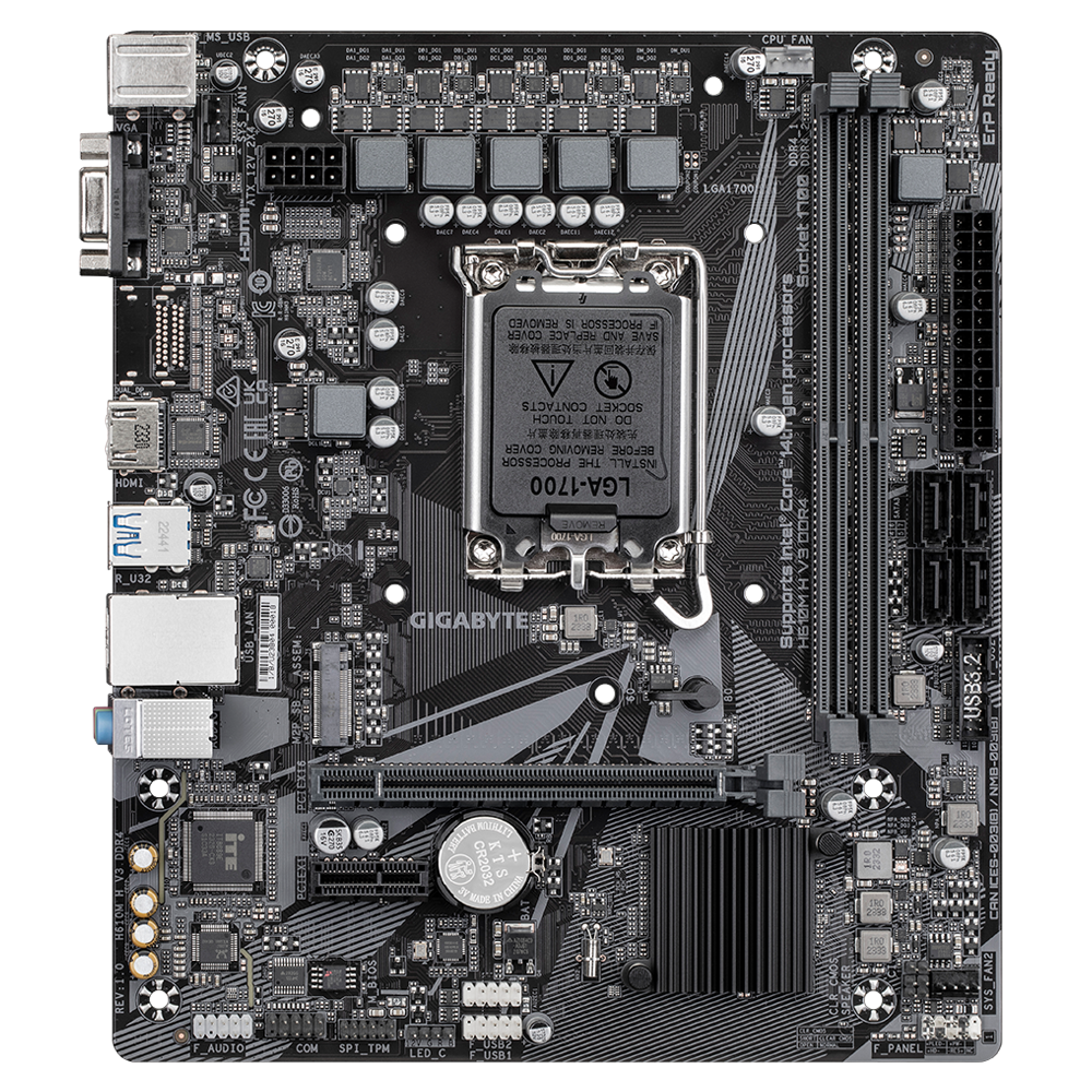 Gigabyte H610M H V3 DDR4 Motherboard 2