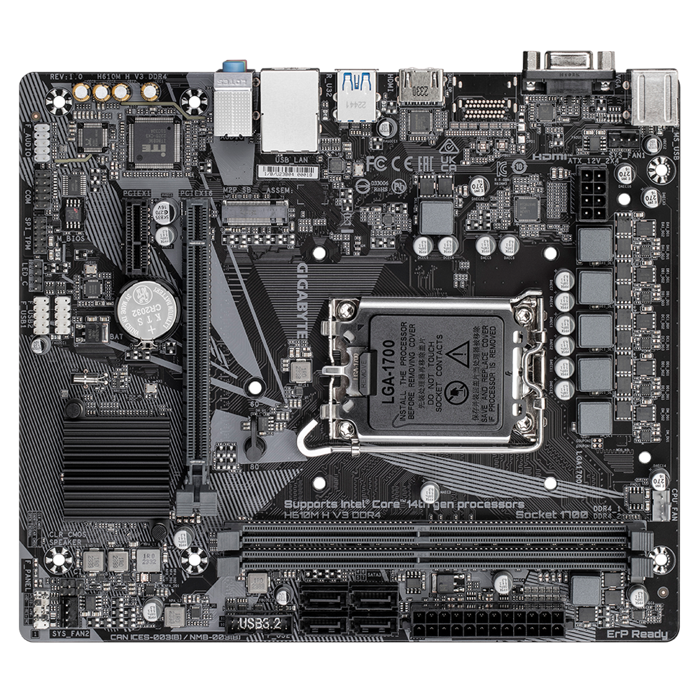 Gigabyte H610M H V3 DDR4 Motherboard 4