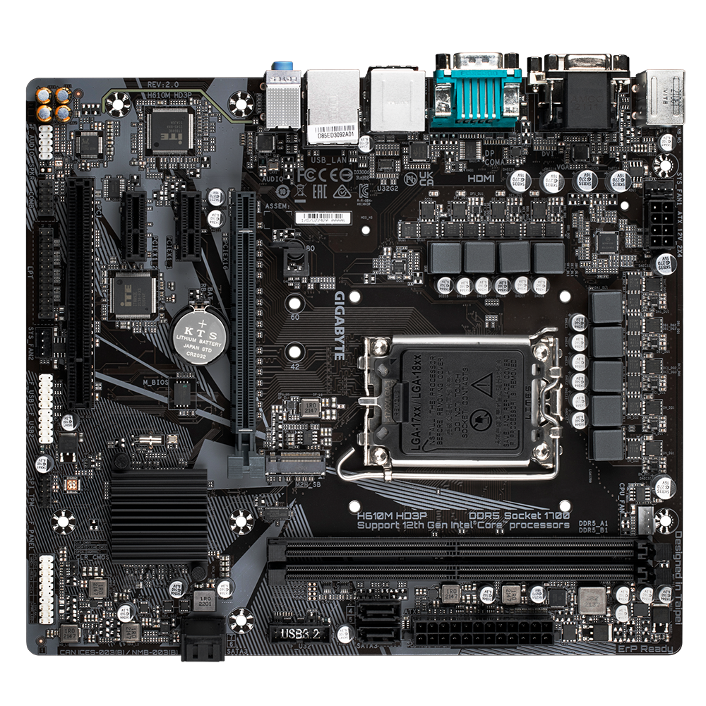 Gigabyte H610M HD3P Motherboard