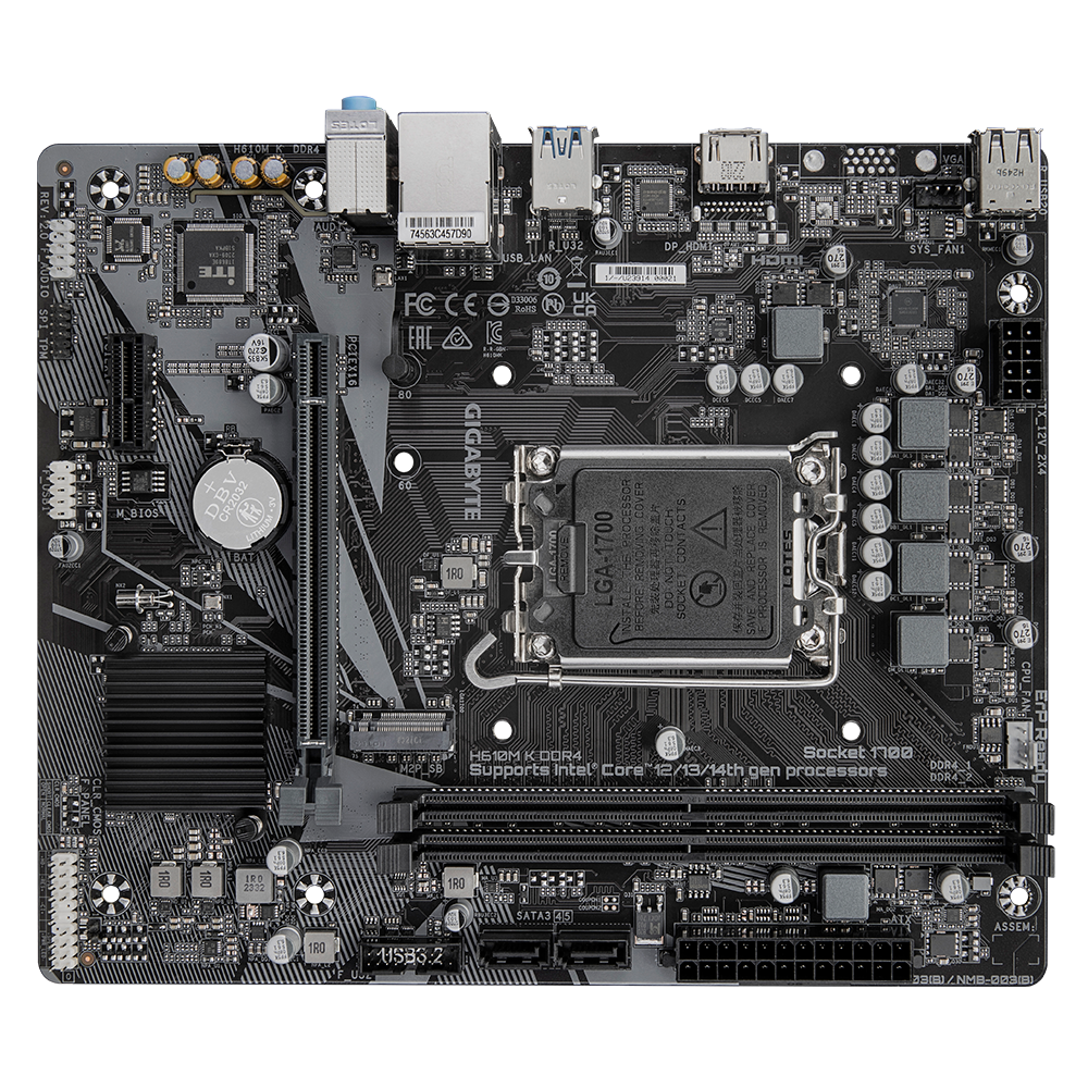 Gigabyte H610M K DDR4 Motherboard 4