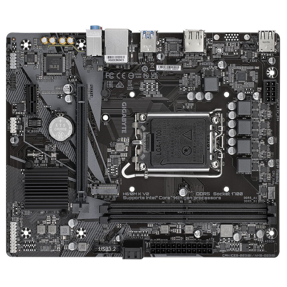 Gigabyte H610M K V2 Motherboard 4