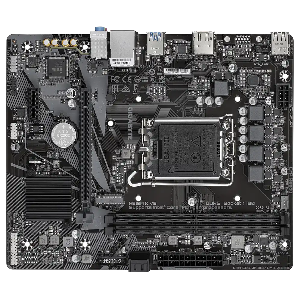 Gigabyte H610M K V2 Motherboard 4