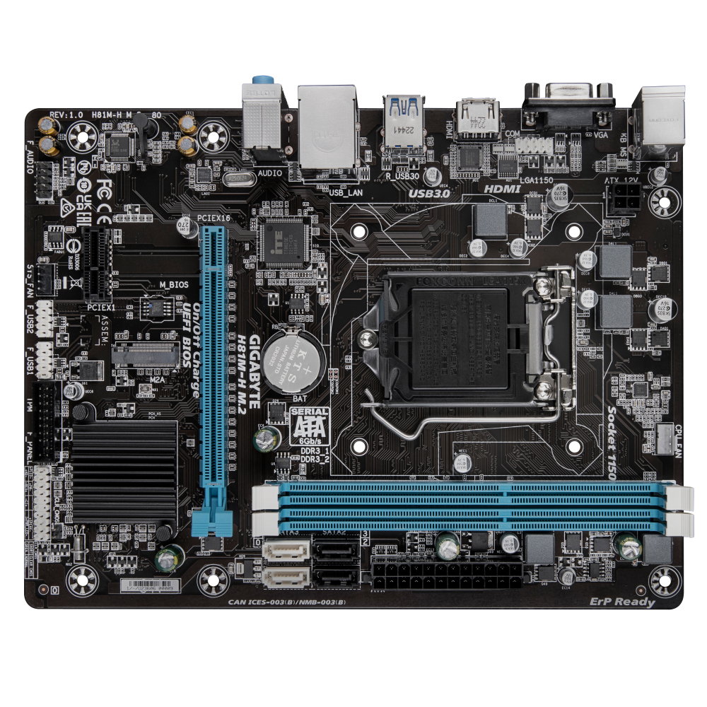 Gigabyte H81M-H M.2 Motherboard 3