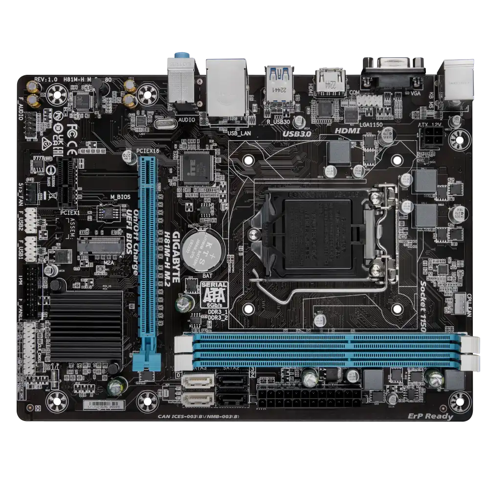 Gigabyte H81M-H M.2 Motherboard 3