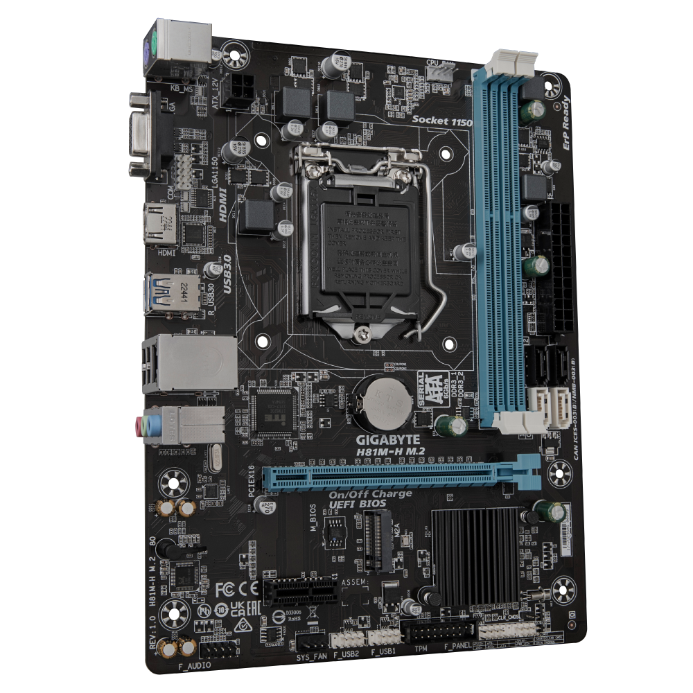 Gigabyte H81M-H M.2 Motherboard 4